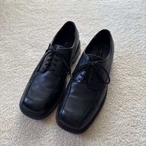 Axcess By Claiborne Mens Dress Shoes Black Lace Up Oxford US Size 9.5